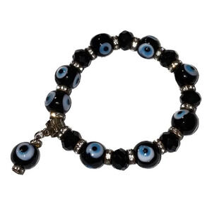 🧿Glass beads evil eye bracelet 🧿​